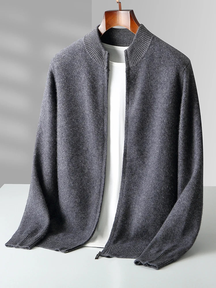 Merino Crest Cardigan