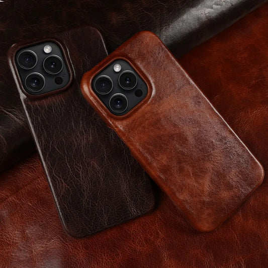 The Executive - Genuine Leather iPhone Case