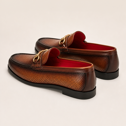 Hawthorne Cowhide Loafers — Dark Brown