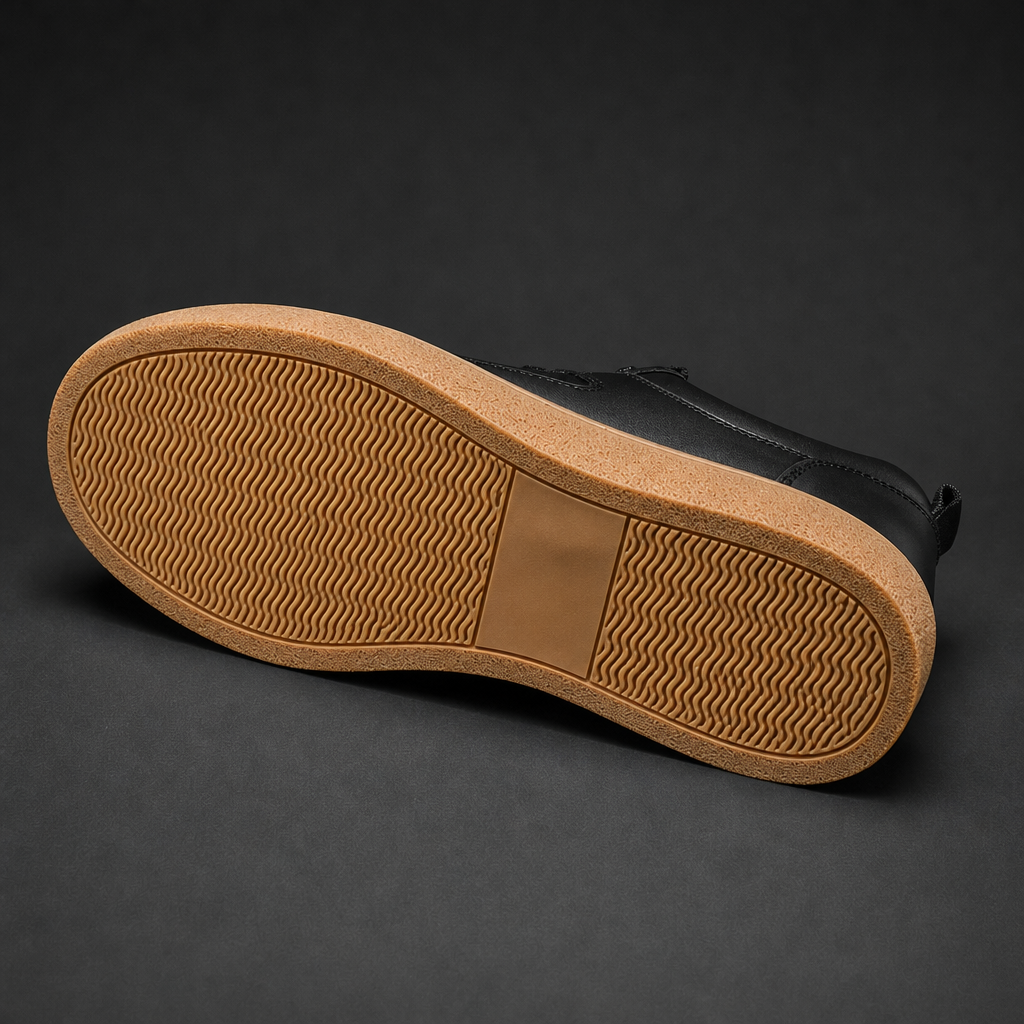 Versatile men's sneakers with cowhide upper