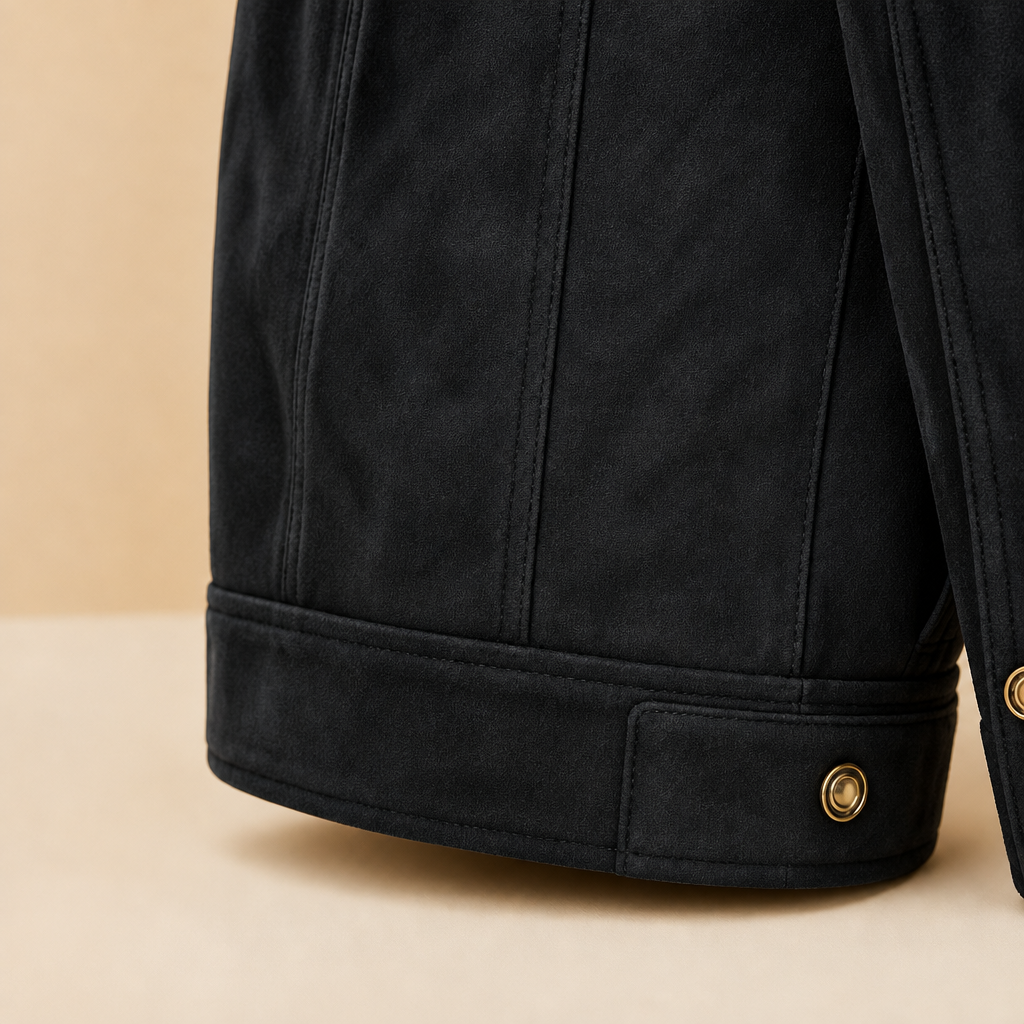 Marlow Suede Jacket — Black