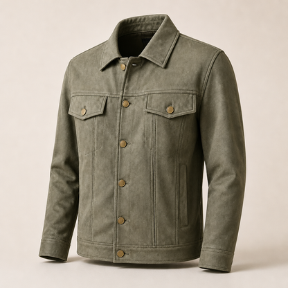 Marlow Suede Jacket — Green